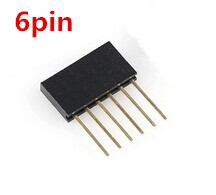 Pin Female 11mm Tall Stackable Header Connector